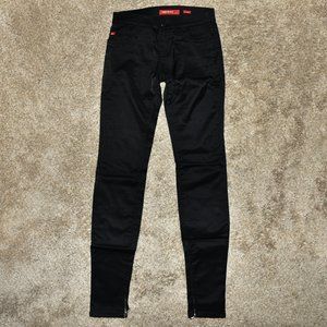 Rare vintage Miss Sixty "J Lot" black low-rise skinny pants, sz 24